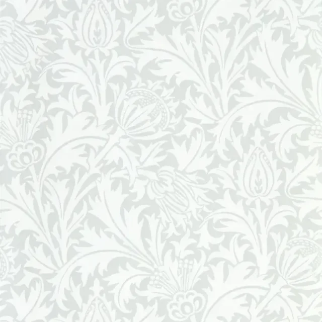 Morris & Co - Pure Thistle Grey Blue Pure Morris North Wallpap