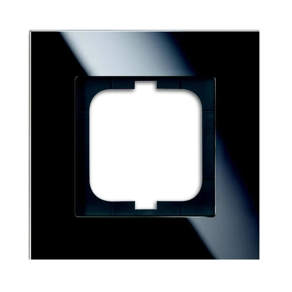 ABB 1723-825 Kombinationsram svart glas 3-fack