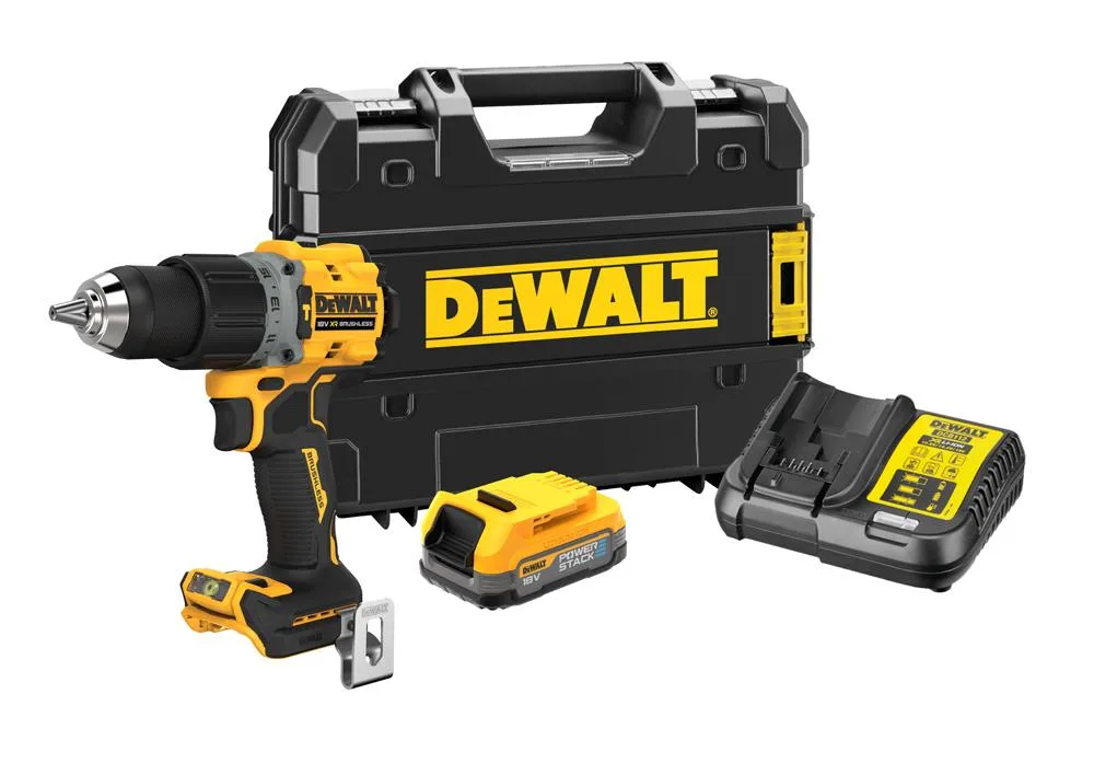 Dewalt DCD805E1T-QW Slagskruvdragare med batteri och laddare