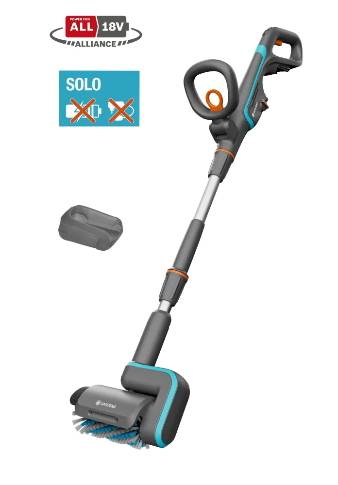 Gardena AquaBrush 14841-55 Terrassrengörare utan batteri och laddare