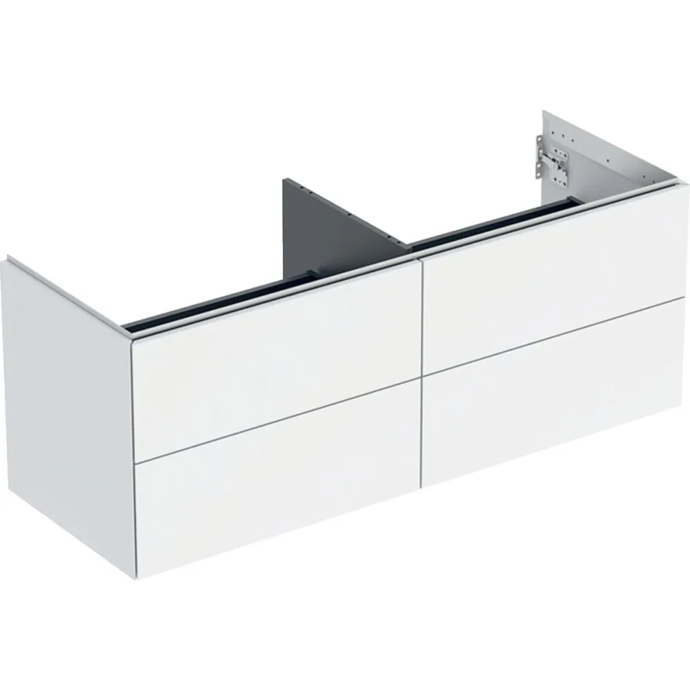 Geberit ONE 505.266.00.2 Kommod med 4 lådor, 135 x 47 cm Vit, matt - Bild 2