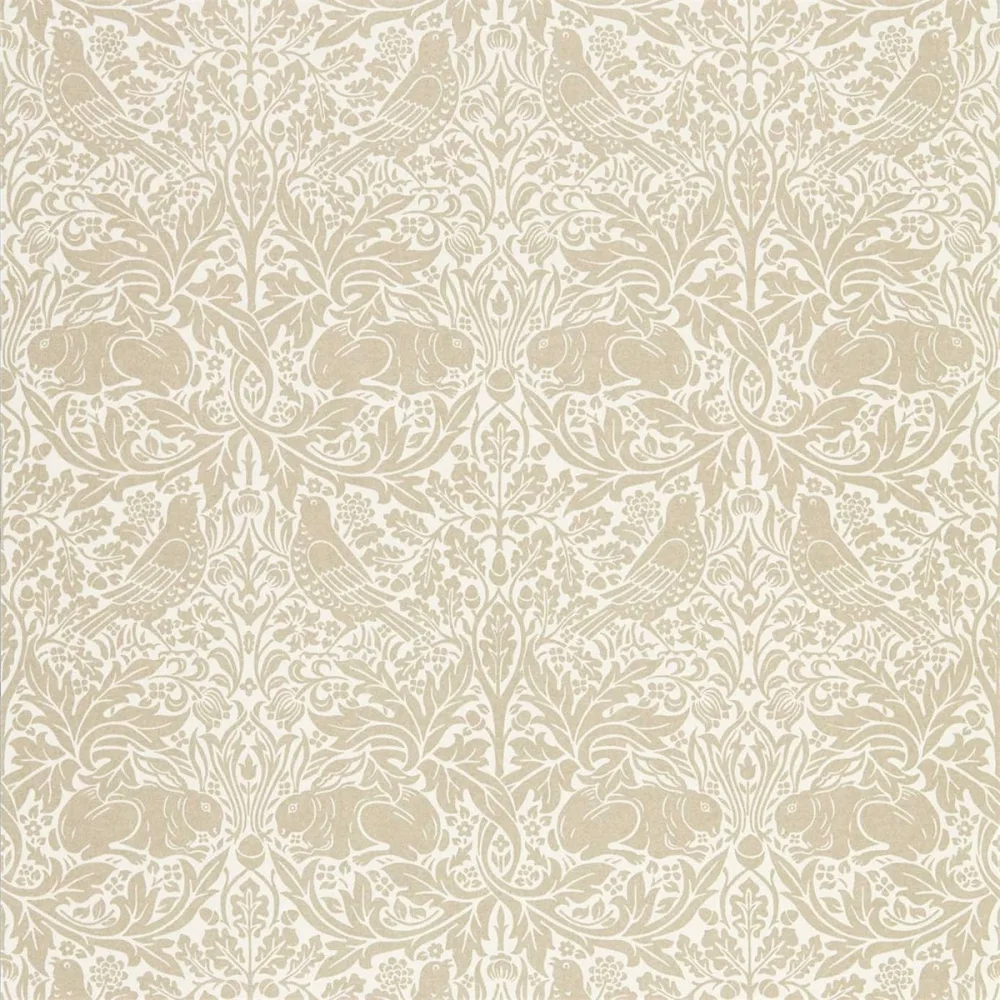 Pure Morris North Brer Rabbit Linen Dmpn216531 Beige Tapet | Stuvbutiken - Bild 2