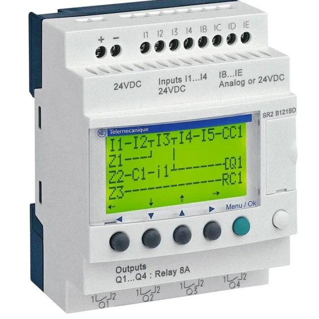 Schneider Electric SR2B121BD Logikmodul analog/digital 4 analog in, 8 digital in, 4 digital ut