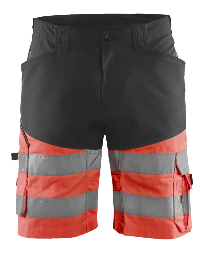 Blåkläder 154118119955C44 Shorts svart/röd C44