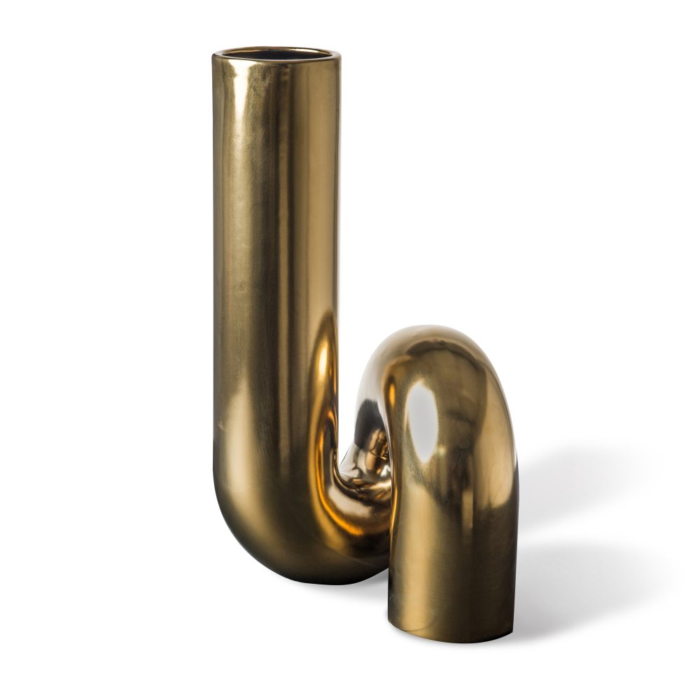Yourtube vas 37 cm, Guld