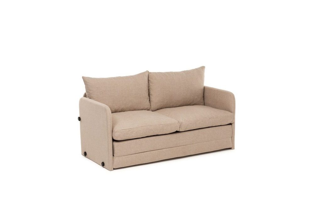 2-sits bäddsoffa Rubby (128 x 70 x 66 cm) Beige