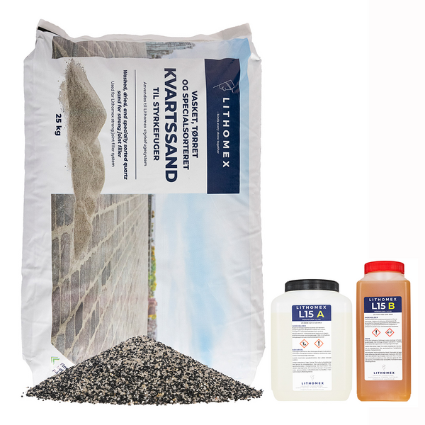 HÅRDFOG BENDERS LITHOMEX HEAVY L15 GRÅ, 25+2,5KG