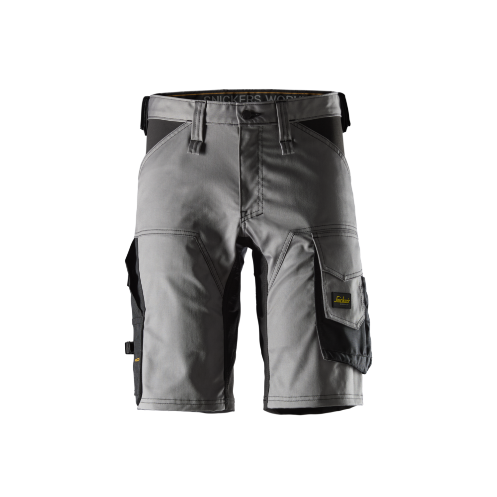 SHORTS STRETCH AW GRÅ/SVART STL 46