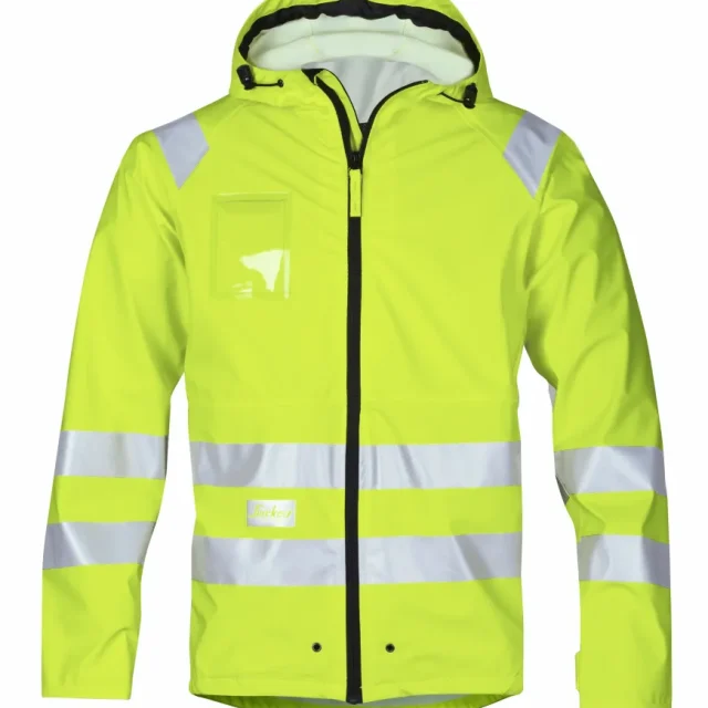 Snickers Workwear 8233 Regnjacka varsel, gul Varsel, Gul