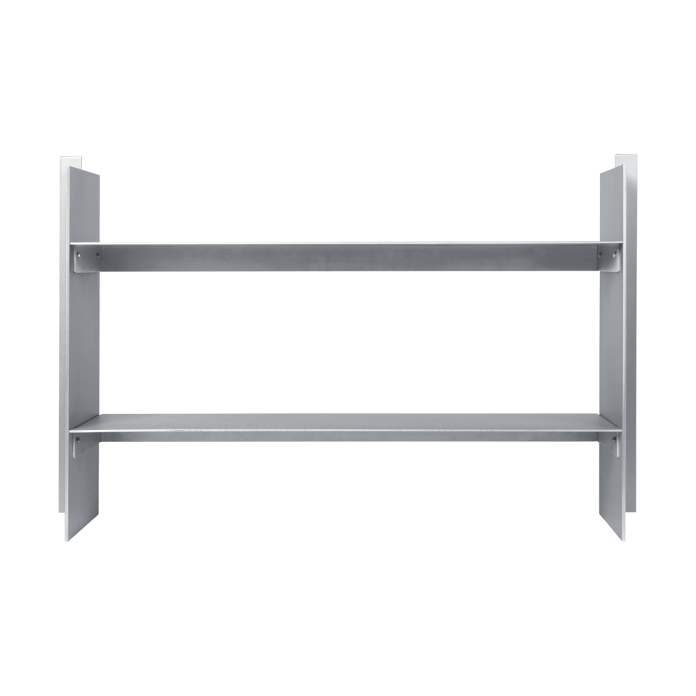 Lager vägghylla 26x77 cm, Aluminium