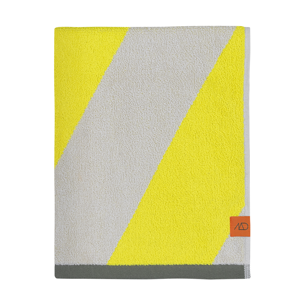 Diagonal gästhandduk 40x55 cm 2-pack, Yellow
