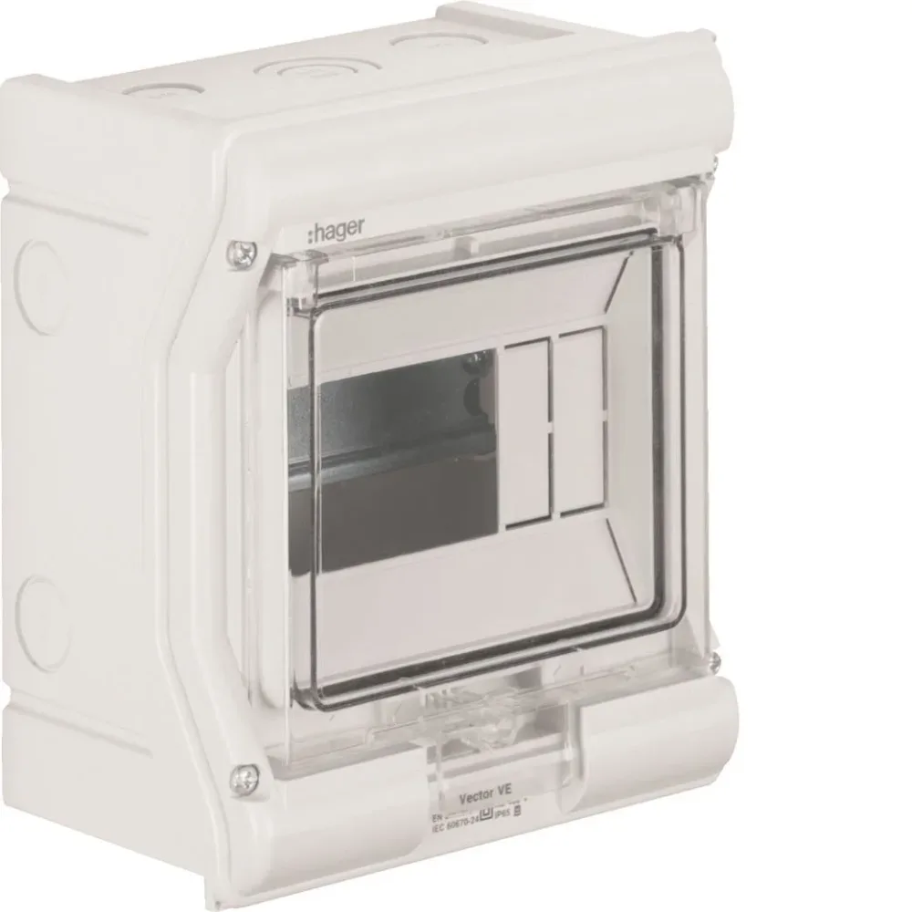 Hager VE103PN Kapsling utomhus, IP65 1 x 3 moduler - Bild 2