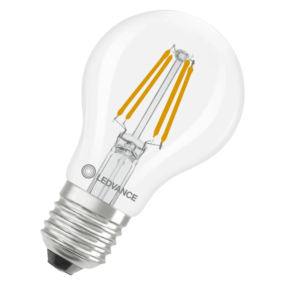 LEDVANCE Performance LED-lampa 3,4 W, 470 lm, E27, 2700 K Klart glas
