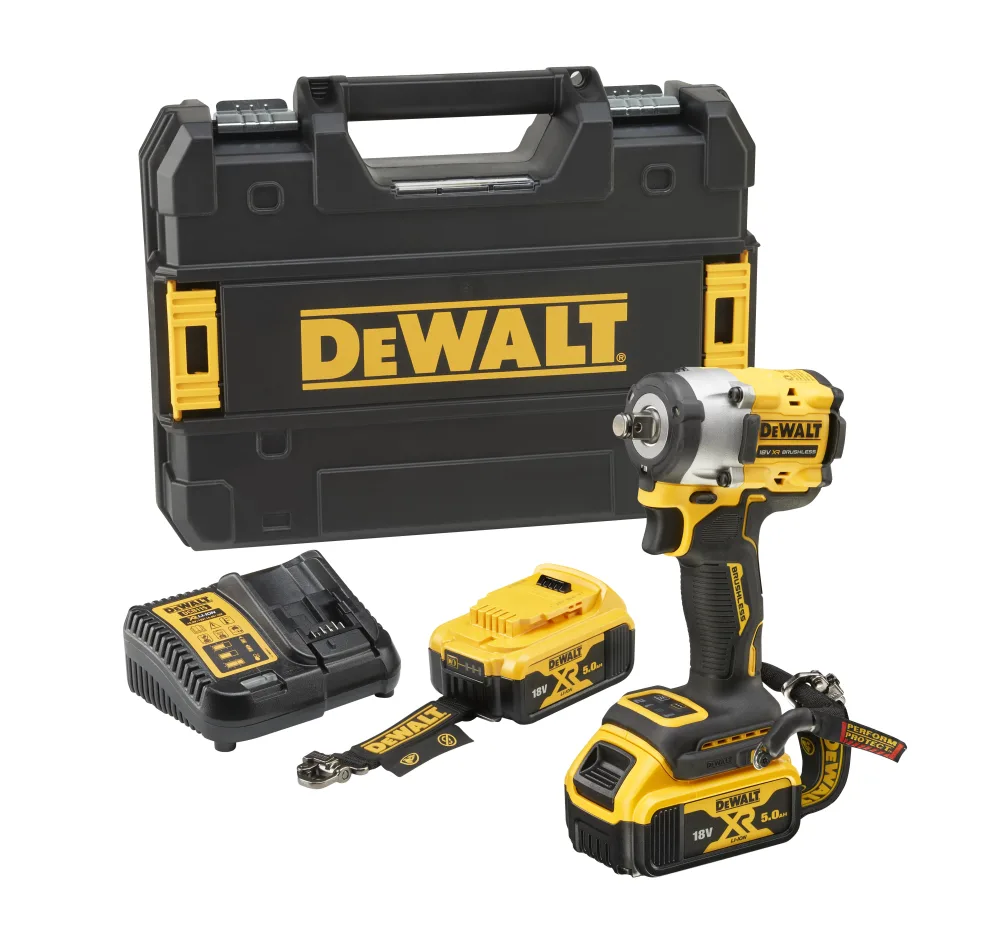 Dewalt DCF921P2LRT-QW Mutterdragare med batteri och laddare