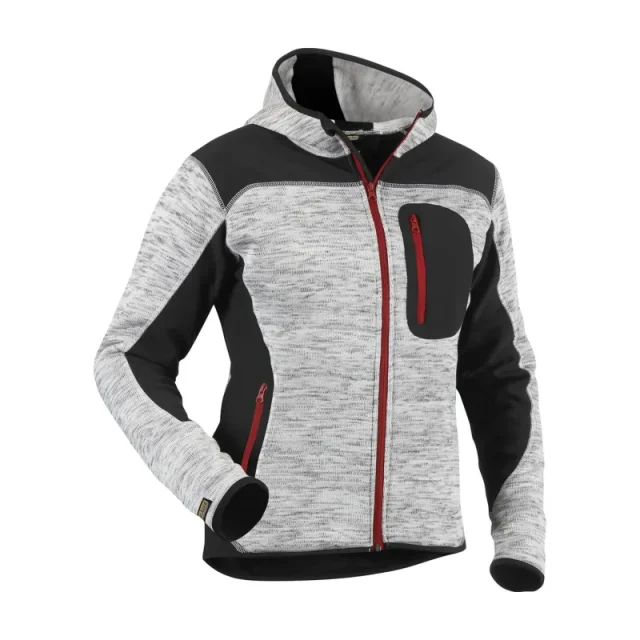 Blåkläder 493121179099S Jacka dam, gråmelerad/svart, stickad Stl S