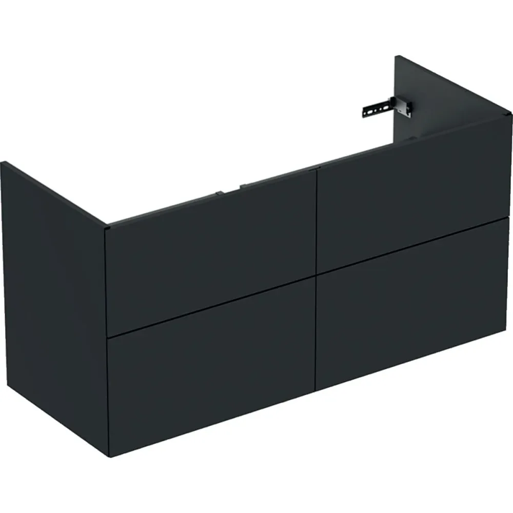 Ifö Elegant Underskåp 120 x 60 x 46,6 cm, 4 lådor Svart, matt - Bild 2