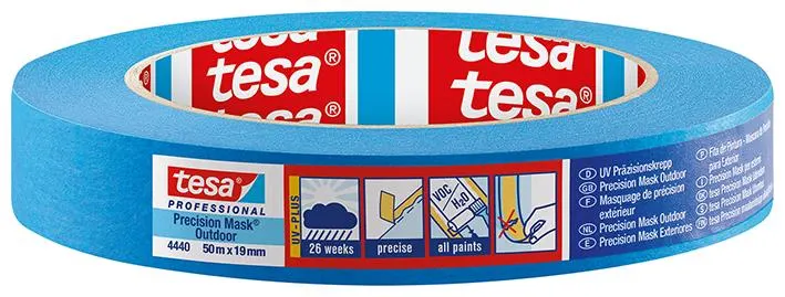 Tesa Precision Mask 4440 Maskeringstejp blå, UV-resistent 50 m x 38 mm