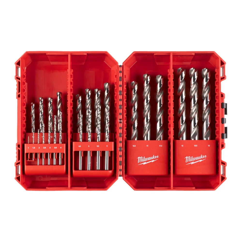 Milwaukee HSSG TW Metallborrset 25 delar