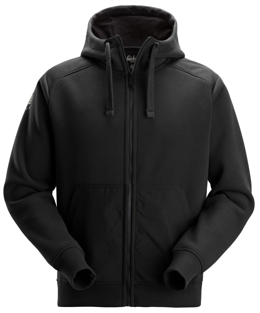 HOODIE SNICKERS WORKWEAR TECH CORDURA SVART, STL S