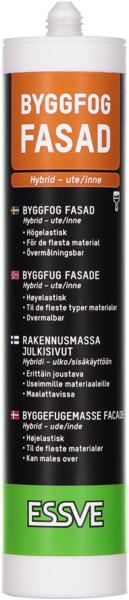 BYGGFOG FASAD SVART 300ML
