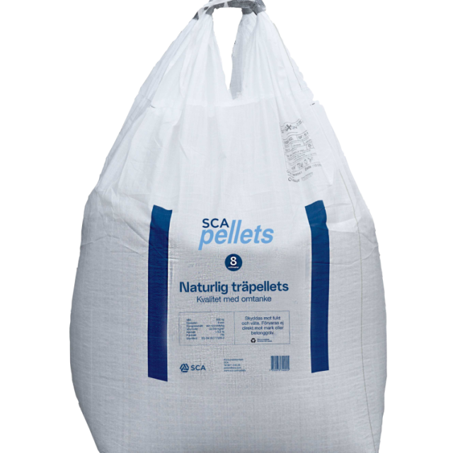 PELLETS STORSÄCK 8MM 600KG SCA