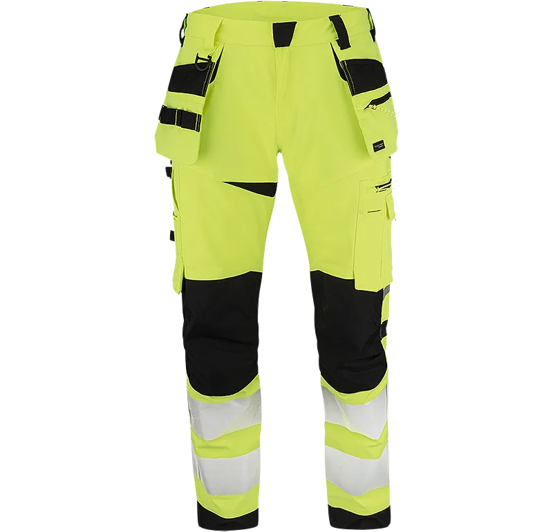 Texstar FP53120991420 Arbetsbyxa Hi-Vis gul/svart Hi-Vis gul/svart