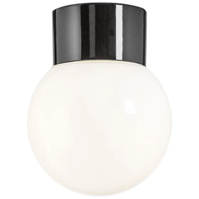 Ifö Electric Classic Glob Takarmatur blank, rak, IP54 Vit - Bild 2