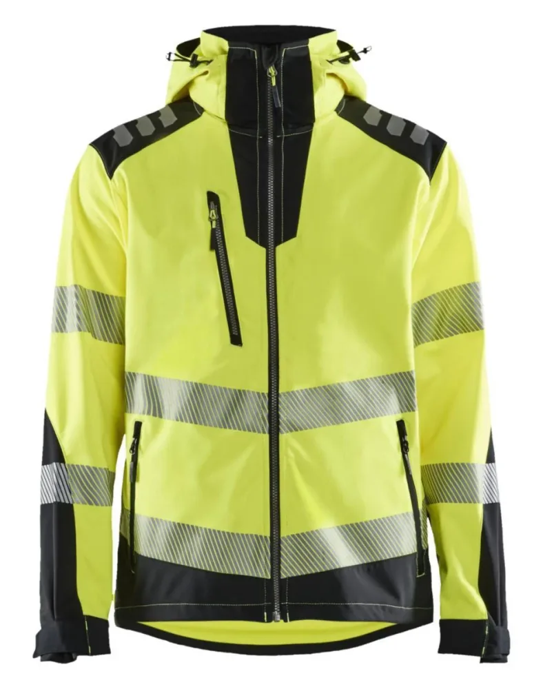 Blåkläder 449125133399XS Softshelljacka varselgul/svart Stl XS - Bild 2