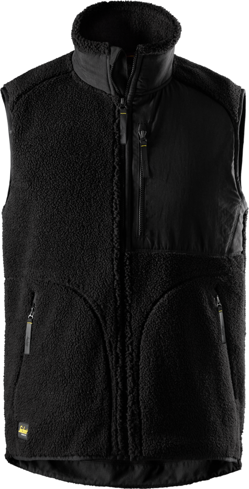 TEDDYVÄST SVART STL S