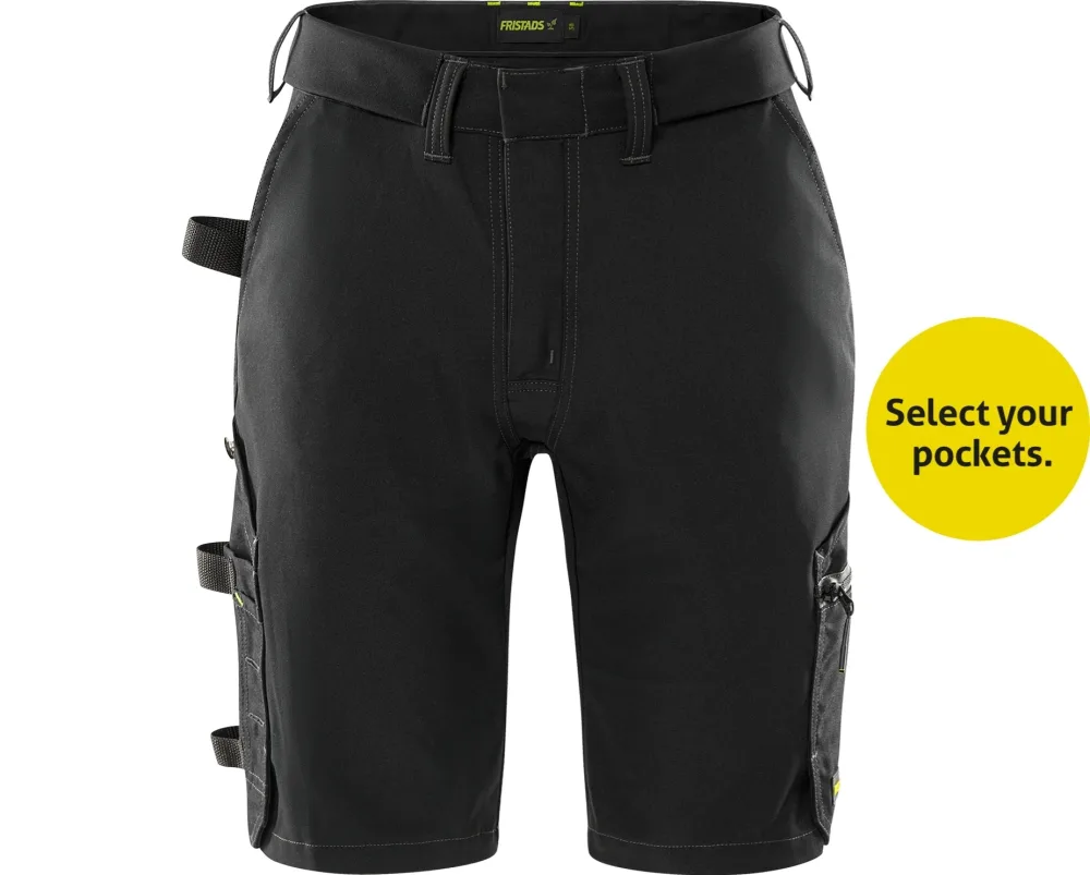 Fristads 2804 GHST Flex Arbetsshorts svart, dam 34