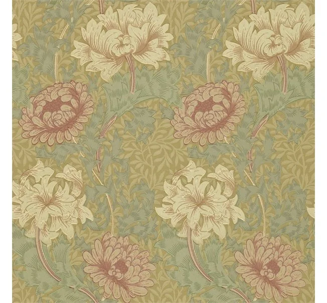 Morris & Co - Chrysanthemum Pink/Yellow Morris 160th Anniversary