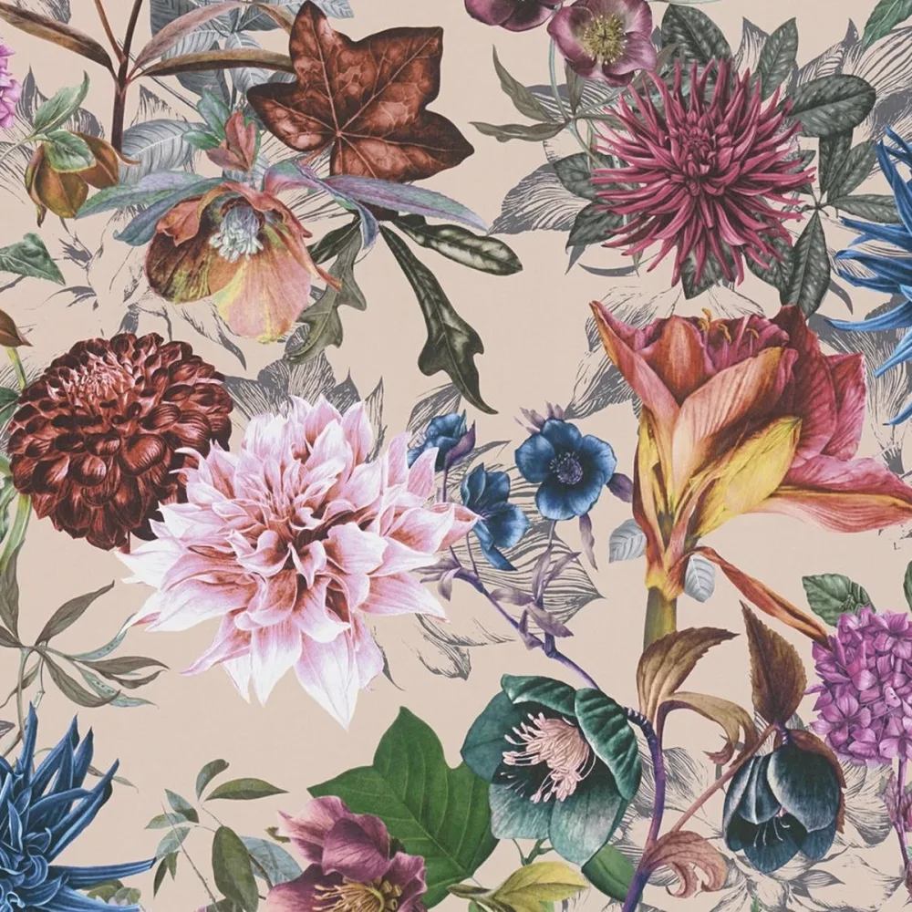 Dream Flowery 38175-5 Flerfärgad Tapet | Stuvbutiken