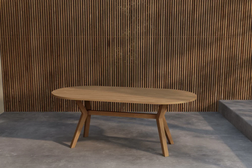 Venture Home Kenya Matbord natur, 200x90