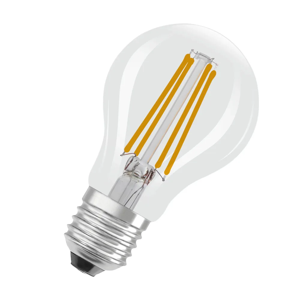 LEDVANCE Performance LED-lampa 5,9 W, 806 lm, 2700 K, E27, dimbar Klart glas
