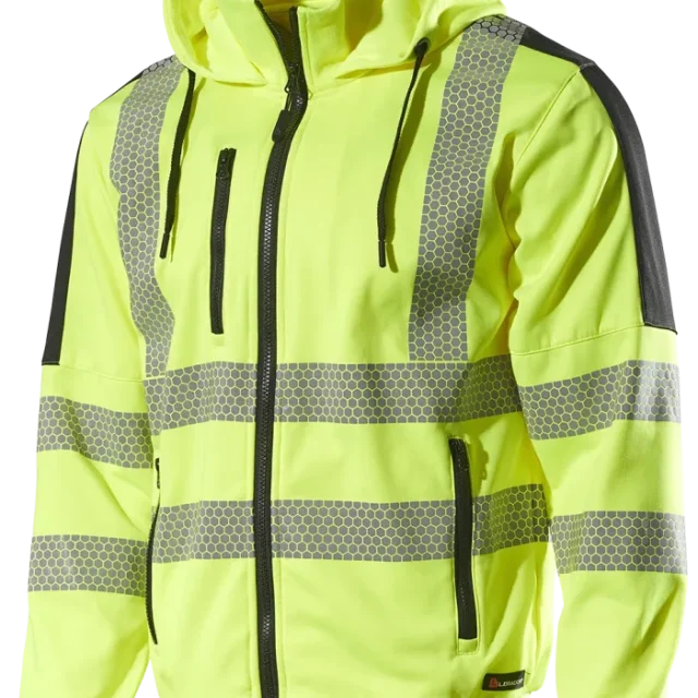 L.Brador 6123P Varseltröja hi-vis gul/svart, klass 3 XXL