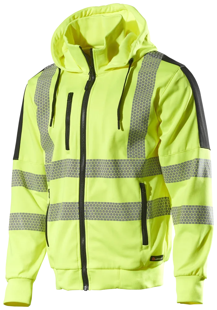 L.Brador 6123P Varseltröja hi-vis gul/svart, klass 3 XXL