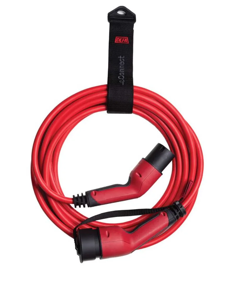 Defa eConnect M3T2 Laddkabel Type 2 till Type 2, 1-fas, 20 A 7,5 meter