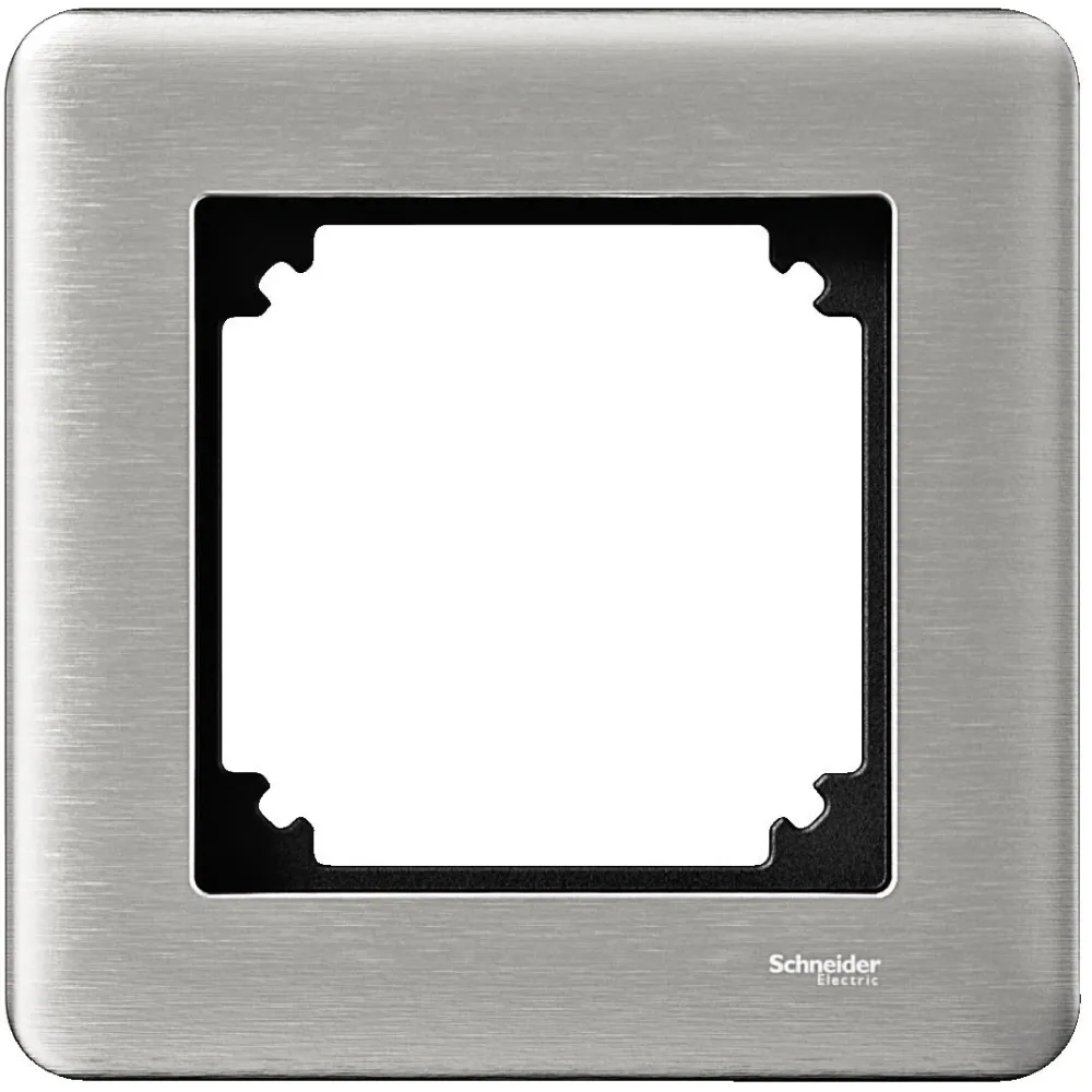 Schneider Electric Exxact Solid Kombinationsram stål 2-fack