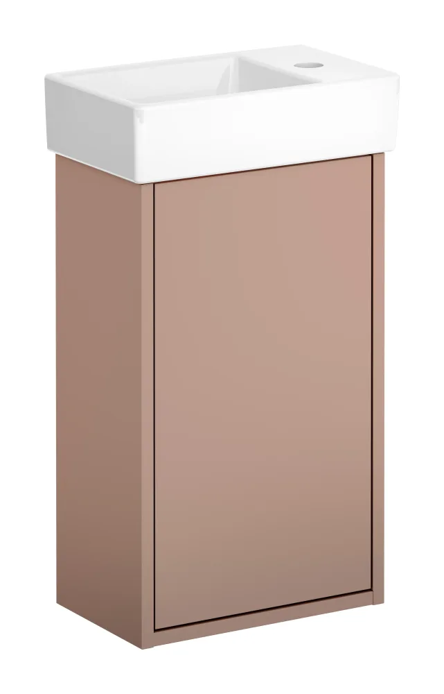 Gustavsberg Artic Small GB71ACVC34TK33L Kommodpaket svart askfaner/svart, 36 cm, vänster Svart askfaner/svart