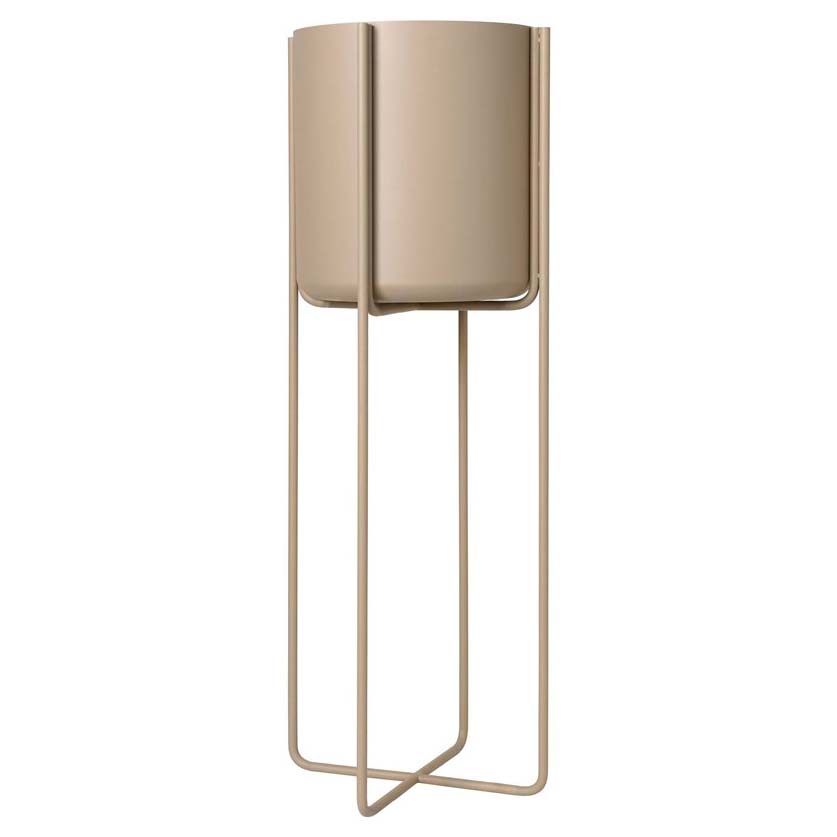 Kena kruka på ben M h80,5 cm Ø29 cm, Nomad (beige)