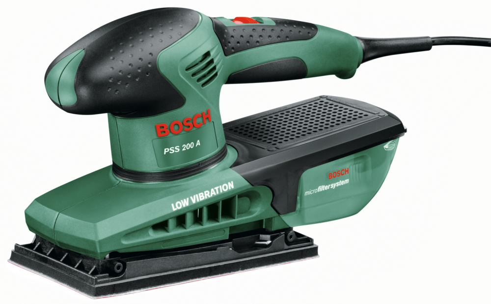 PLANSLIP BOSCH PSS 200A MED FILTER