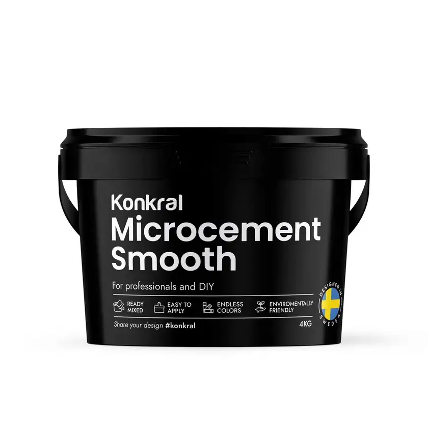Microcement Smooth - Ofärgad - 4kg