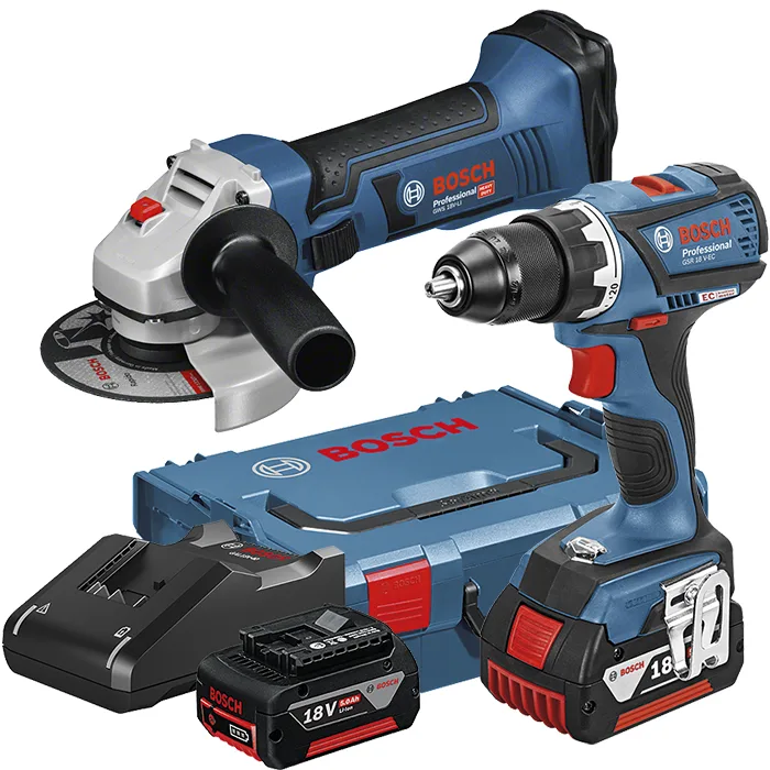 Bosch GSR 18V-EC + GKS 18V-57 Verktygspaket med cirkelsåg GKS 18V-57