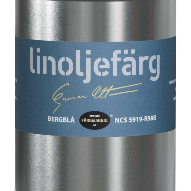 LINOLJEFÄRG BERGBLÅ 1L OTTOSSON FÄRGMAKERI