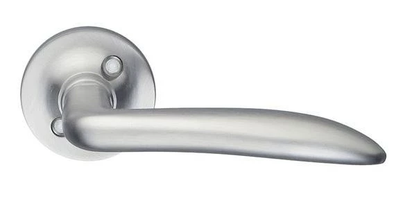 Ytterdörrhandtag 110mm, Borstad, Krom