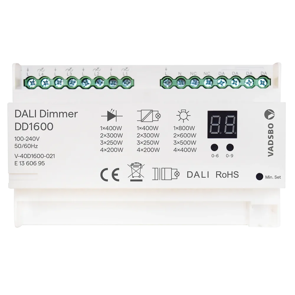 Vadsbo DD1600 Fasdimmer med Dali-protokoll