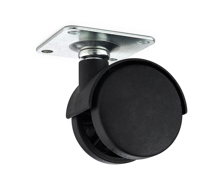 MÖBELHJUL HABO 1440 SVART D40MM 4ST