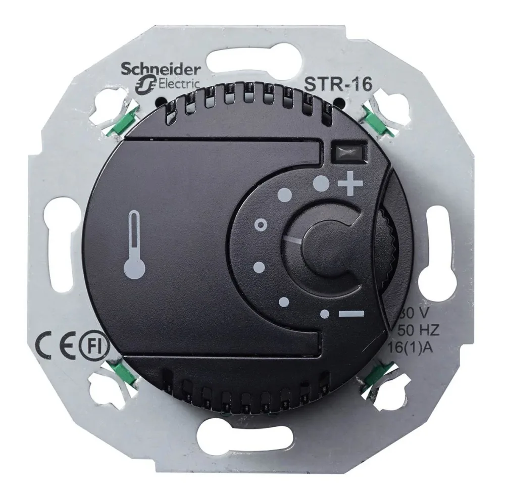 Schneider Electric Renova WDE011624 Rumstermostat 230 V Svart - Bild 2