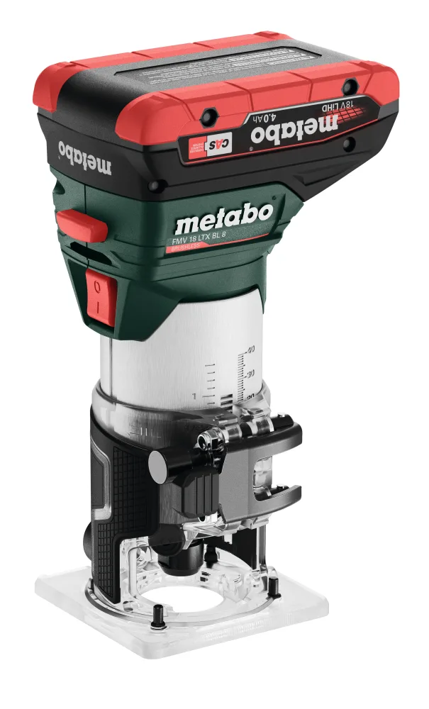 Metabo FMV18LTXBL8 Kantfräs med batteri och laddare