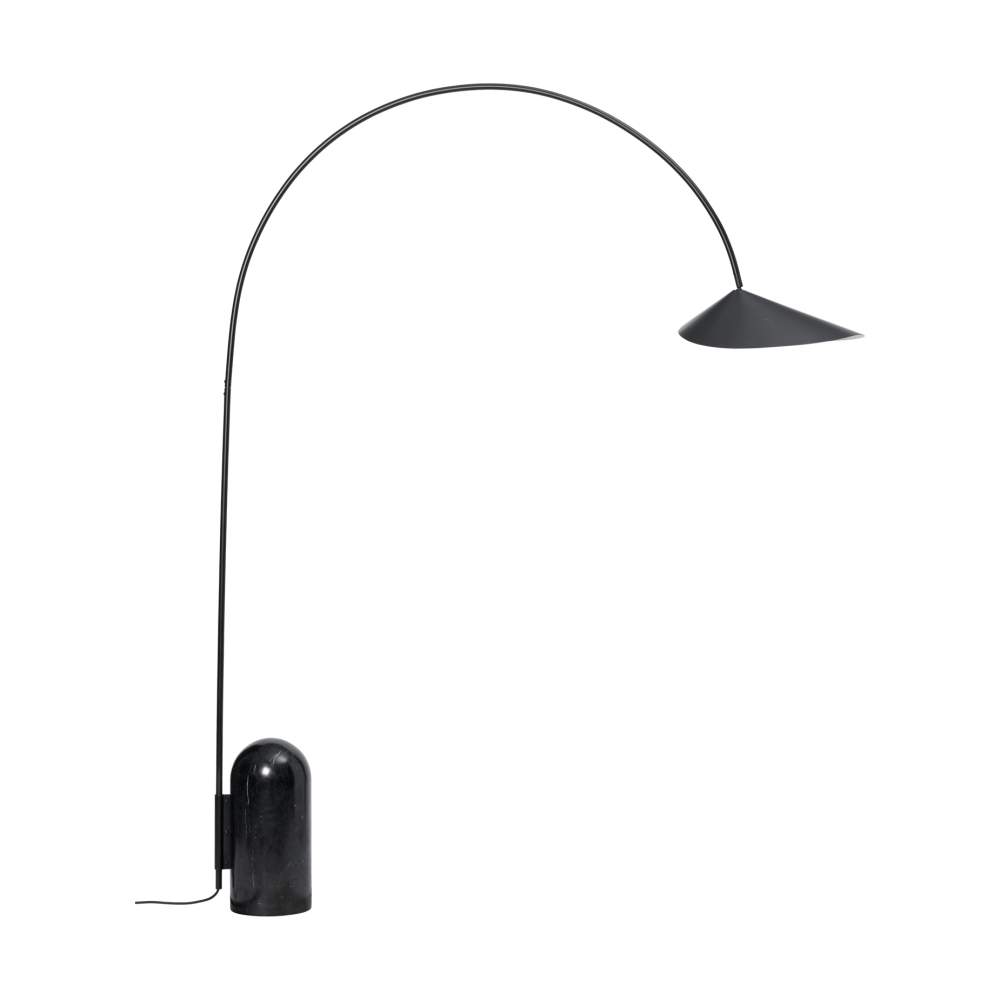 Arum arched golvlampa, Black